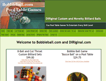 Tablet Screenshot of bobbleball.com